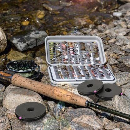SF Pre-Tied Loop Fly Fishing Tapered Leader Nylon Clear Trout Freshwater Saltwater Bonefish Permit Bass Salmon Steelhead 7.5FT 9FT 10FT 12FT 15FT 0X 1X 2X 3X 4X 5X 6X 7X - size: 9FT-6X, style: Freshwater Knotted/Spools 6-pack