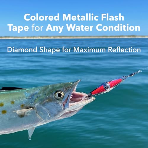 CLARKSPOON Spoon-Squid Precision Fishing Spoon for Spanish Mackerel, Bluefish, Tuna, Atlantic Bonito, & More! - Size 0 Spoon-Squid w/Ball Bearing Swivel - 5 Pack Assortment