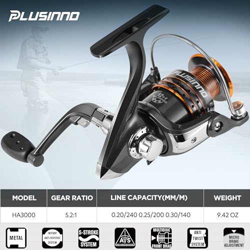 PLUSINNO Fishing Rod, Telescopic Fishing Rod and Reel Combo, Collapsible Travel Fishing Pole Rod Starter Kit, Carbon Fiber Fishing Rods and 12 +1 Bearings Stainless Steel, Fishing Gifts for Men Adults - color: Rod Combo & 137 Tackle Kit, size: 1.8m 5.91ft