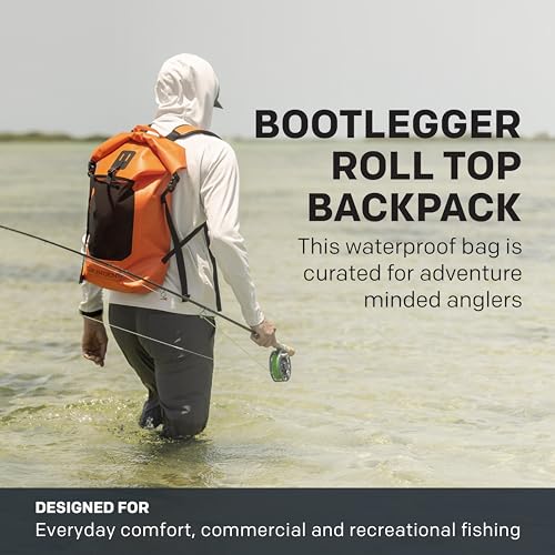 Grundéns Bootlegger Roll Top Backpack | Waterproof, 30L, Anchor - color: Anchor
