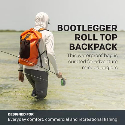 Grundéns Bootlegger Roll Top Backpack | Waterproof, 30L, Anchor - color: Anchor