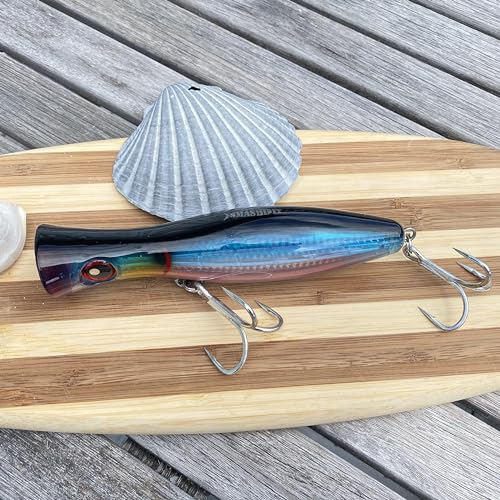 Gobbler 4.7in Blue Top Water Lures - Saltwater & Freshwater Bass Lures for Your Fishing Kit