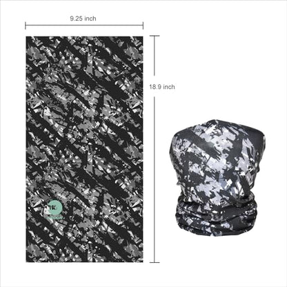 Neck Gaiter Fishing Face Gator Sun Protection & Wind-proof For Fishing Hiking Cycling Camping Yard Work Bandana Mask - color: Black