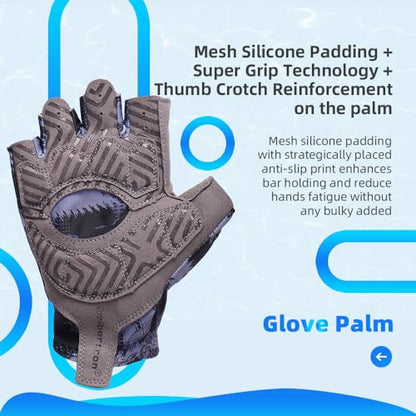 Seibertron S.P.S.G-1 UPF100+ Sun/UV Protection Touchscreen Adult & Youth Glove - color: 1/2 Finger Black, size: XL Youth