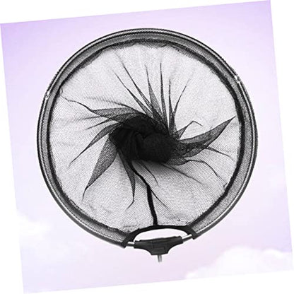 SUPVOX 45cm Aluminum Alloy Fishing Landing Net Head No Scratch Rubber Mesh Comfortable to Carry Install