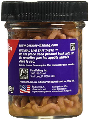 Berkley Gulp! Maggot Fishing Soft Bait - color: Natural