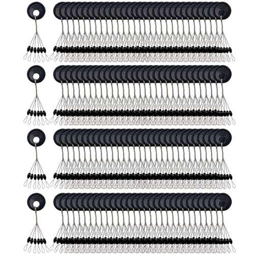 Drchoer Bobber Stops for Fishing Line: 1200pcs Sinker Float Stops for Bass Fishing - Texas Rig Weight Stoppers Size Large Medium Small - size: Small