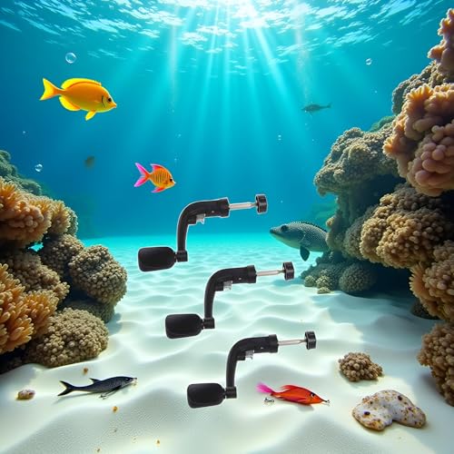 3Pcs Universal Plastic Power Handle Fishing Reels Crank Rock Arm Spinning Wheel Grasp