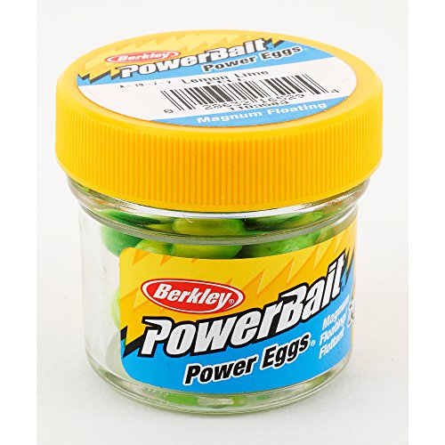 Berkley PowerBait Power Eggs Floating Magnum Fishing Soft Bait - color: Lemon Lime - Original Scent
