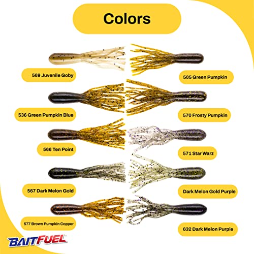 NetBait Tubes 4-Inch - color: Ten Point