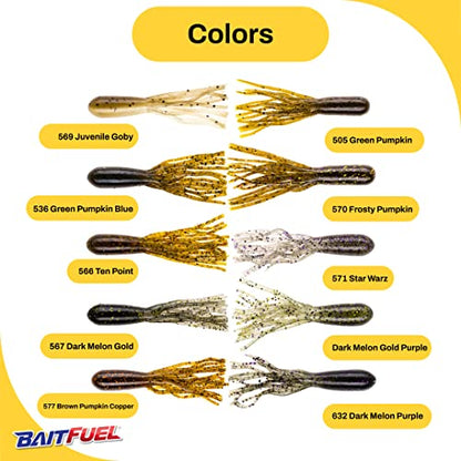 NetBait Tubes 4-Inch - color: Ten Point