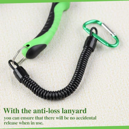 SPEEDWOX 5.5-Inch Fishing Crimper with Cutter Fishing Crimping Tool Fishing Pliers for Single-Barrel Sleeves Fishing Line Cutter Crimp Pliers Fishing Line Snips Micro Fishing Fishing Crimps - color: Green