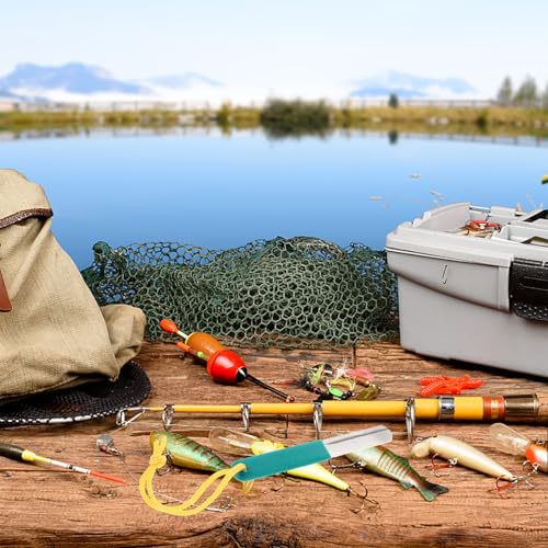 Abaodam Portable Fishing Hook Sharpener with Abrasive Material, High Hardness and Precision Production for Outdoor Tools, Compact Fishhook File for Efficient Sharpening of Fishing Gear