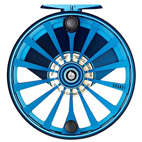 Redington Grande Fly Fishing Reel, Heavyweight Big Game Fly Reels, Freshwater and Saltwater, Super-Torque Drag System, Marine, 14+ - color: Marine, size: 14+