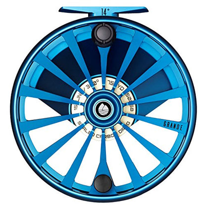 Redington Grande Fly Fishing Reel, Heavyweight Big Game Fly Reels, Freshwater and Saltwater, Super-Torque Drag System, Marine, 14+ - color: Marine, size: 14+