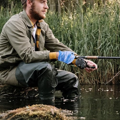 Fishing Gloves Fingerless Upf50+ Sun Protection Non-Slip Outdoor Cooling Gloves Lightweight Breathable Size M