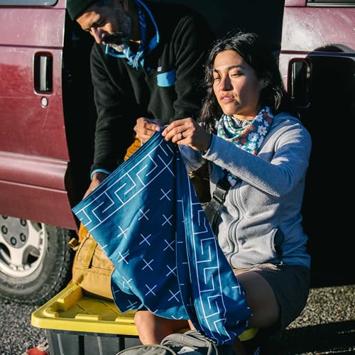 Nomadix Ultralight Towel - Quick Dry & Super Lightweight - Perfect As A Pack Towel to Save On Space - Made with Recycled Materials - Barton Dark Blue - 30x54 - color: Blue