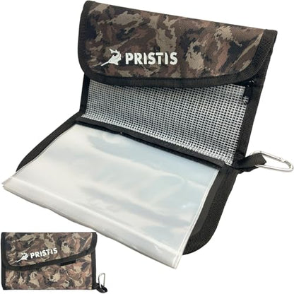 Pristis Utility Fishing Tool Combination, 4 Pack Fishing Lure Wraps & Fishing Soft Lure Storage Binder Bag, A Neat Option for Angler