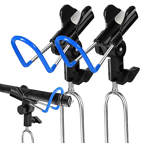 Upgraded Fishing Rod Holders - 2 Pack, 360 Adjustable, Bank, Beach, Ground Fishing Pole Stand - color: BLUE