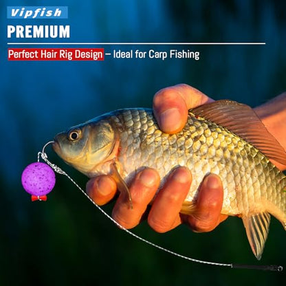 24 Pack Pre-Tied Carp Rigs with Sharp Hooks, Swivel & PE Line – Hook The Big One with Boilies, Pellets & Corn – The Ultimate Carp Fishing Equipment - color: #2,#4,#6,#8-24PACK