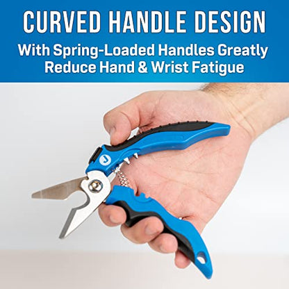 Jonard Tools KWC-700 Multi-function Kevlar® & Wire Cable Cutting Shears, 7" - style: Ultra Kevlar Cutter