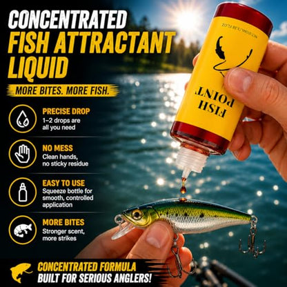 Concentrated Fish Attractant Liquid, 100ml Fish Attractant Liquid for Trout, Panfish and More, Panfish and More, Enhances Scent & Improves Biteresponse - color: 1PCS