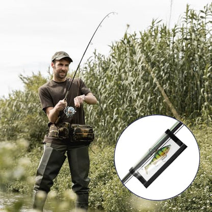 Fishing Lure Wraps, 6 Pcs Clear Fishing Lure Covers Hook Safety Cover Transparent Lures Fishings Bait Hook Storage Protectors Pole Sleeve Guard to Keep Fishermen Fishings Safe for Rod