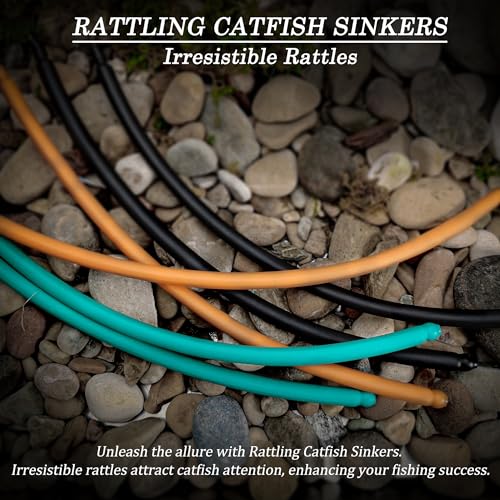 Dragging Weights for Catfishing, Drag Weights No Snag Sinkers for Bottom Bouncing, Trolling, Drifting, Snagless Catfish Sinker Tackle Gear and Equipment - size: A4-6oz-Orange-5PCS