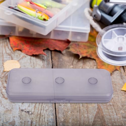 Ciieeo Fishing Line Storage Box Main Line Spool Case Compact and Portable with 6 Slots Abs Tackle Storage Box with Maximum Load 6cm Shaft for Fishing Accessories