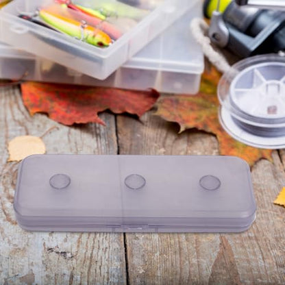 Ciieeo Fishing Line Storage Box Main Line Spool Case Compact and Portable with 6 Slots Abs Tackle Storage Box with Maximum Load 6cm Shaft for Fishing Accessories
