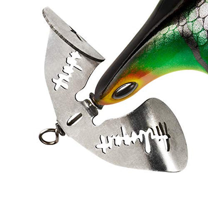 Arbogast Buzz Plug 1 oz Fishing Lure - color: Perch, size: Standard 2 7/8 in, 1 oz