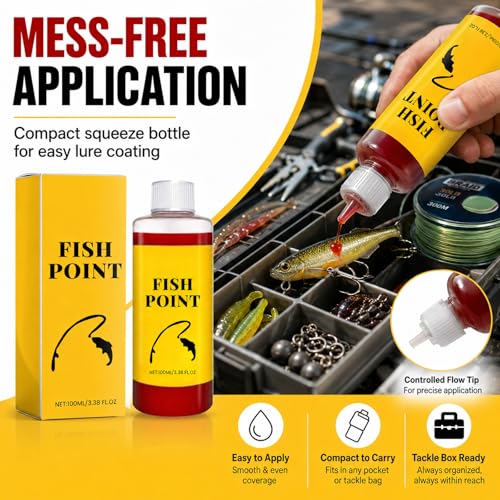 Concentrated Fish Attractant Liquid, Red Worm Liquid Spray, Bait Scent Attractor for Freshwater Fishing, Improves Bite Response - color: 1PCS