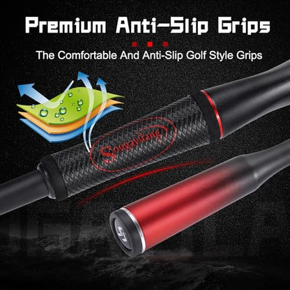Sougayilang Fishing Rods, Spinning Rods and Casting Fishing Rods, with Full Carbon Fiber Handle, 24T Carbon Fiber 2PCS Fishing Pole for Long Casting Bass, Trout, Panfish - size: Cast-6'00''