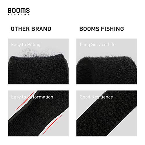 Booms Fishing RS3 Fishing Rod Wrap Pole Straps， Hook & Loop Fishing Rod Belts, Fishing Rod Ties for Casting Rods, Spinning Rods and Fly Rods - style: D: Multicolor_9.6"_6pack