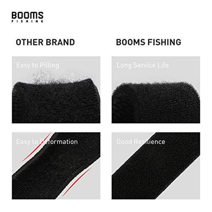 Booms Fishing RS3 Fishing Rod Wrap Pole Straps， Hook & Loop Fishing Rod Belts, Fishing Rod Ties for Casting Rods, Spinning Rods and Fly Rods - style: D: Multicolor_9.6"_6pack