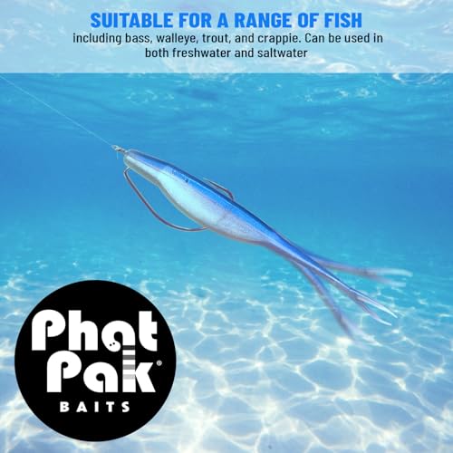 Phat Pak Baits - Drunkin Shad Zoom Super Fluke Style Soft Jerkbait 5" 20ct Soft Plastic Bass Fishing Lure - color: Ocotillo Shiner