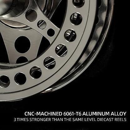 EX-ALC Fly Reel 3/4 5/6 7/8 9/10WT CNC Machined Large Arbor Aluminum Fly Fishing Reels Silver/Gunsmoke Fly Reels - color: Fluo Yellow Fly Line, size: 7/8WT Fly Reel