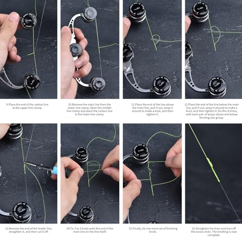 FG Knot Assist Tool，Knot Assist GT Knotter Leader Connection Knot Assist 2.0 for FG Knot Braided Line to Leader Connection Fishing Knot Tying Tool for Braid to Monofilament Leade - color: silver