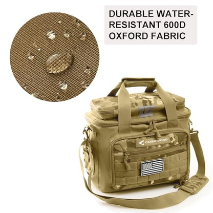 Waterproof Fishing Tackle Bag,Saltwater Tackle Box Bag,Fishing Bags for Men - Fishing Gifts for Men Khaki - color: Khaki