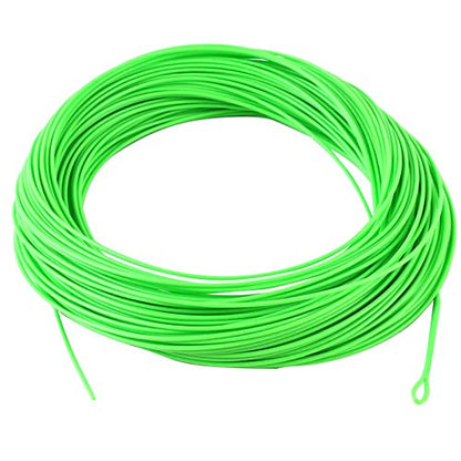 Maxcatch Fly Line Floating Shooting Line/Running Line with Front Loop, 20LB/30LB, .026’’ .032’’ .037’’ .042’’ - color: Lime Green, size: 0.026’’ / 15lb