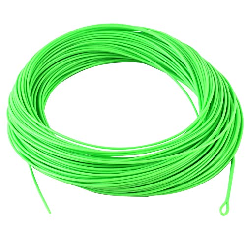 Maxcatch Fly Line Floating Shooting Line/Running Line with Front Loop, 20LB/30LB, .026’’ .032’’ .037’’ .042’’ - color: Lime Green, size: 0.026’’ / 15lb