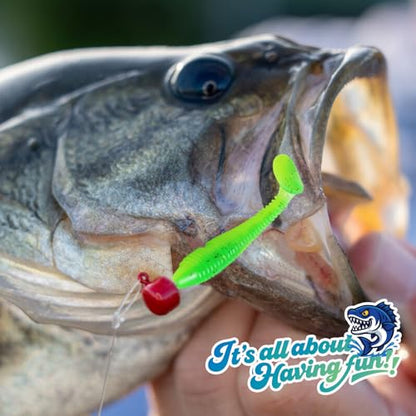 Soft Fishing Lures, 6.5cm/8cm Paddle Tail Swimbaits Soft Plastic Lures Kit for Bass Trout Walleye Crappie 30pcs/40pcs… - color: B-7.5cm/2.95-30pcs
