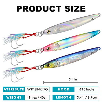 TRUSCEND Vibespinner Easy Catch Fishing Lures with BKK Hooks, Tail Spinner Baits with 4 Actions, Vibrating Swimming Flashing & Jigging for More Bites, Spoon Lures for Bass Trout Crappie Walleye Pike - color: E-1.4oz-3.4"