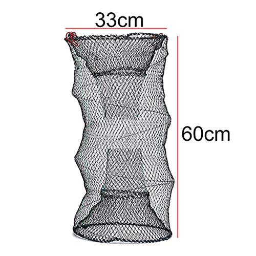 Zkenyao-net Fishing 1pc Fishing Collapsible Trap Cast Keep Net, Crab Crayfish Lobster Catcher Pot Trap Fish Net, (Color : Size 3) - color: Size 3