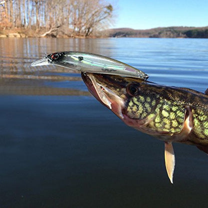Sougayilang Minnow Fishing Lures Crankbaits Set Fishing Hard Baits Swimbaits Boat Topwater Lures for Trout Bass Perch Fishing - color: Style-A 10PCS