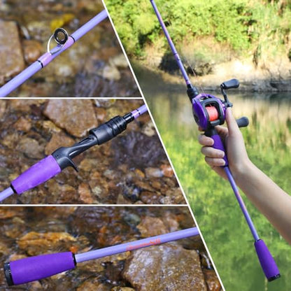 Sougayilang VoidFlare Performance Spinning & Casting Fishing Rod, Lightweight IM6 Graphite with Hook Keeper, EVA Grip - size: Cast-7'0''-Medium Heavy