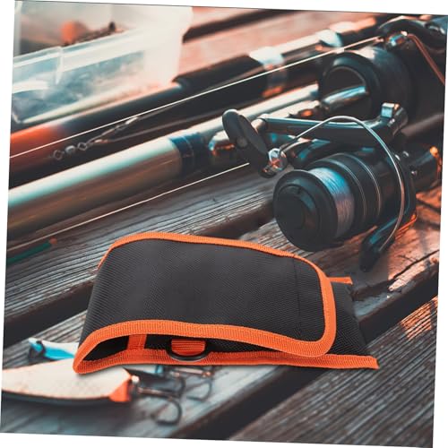 Mikinona Fishing Bag Large Capacity Oxford Tackle Storage Organizer with Built Pliers Pocket for Freshwater Surfcasting and Outdoor Gear Transport