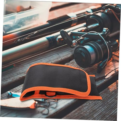 Mikinona Fishing Bag Large Capacity Oxford Tackle Storage Organizer with Built Pliers Pocket for Freshwater Surfcasting and Outdoor Gear Transport