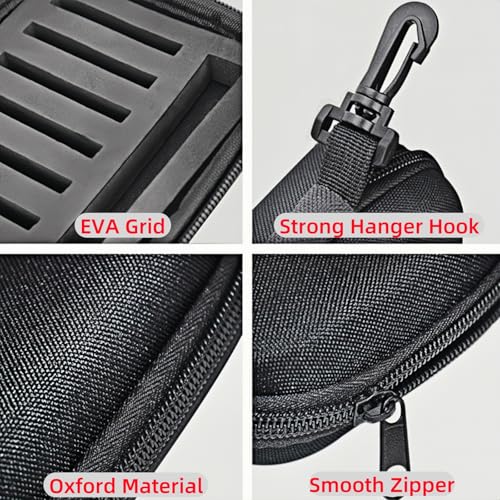 EVA Bait Storage Binder Bag, Waterproof Fishing Fly Lure & Spinner Bait Organizer, Leader Wallet Tackle Binder Case Bag
