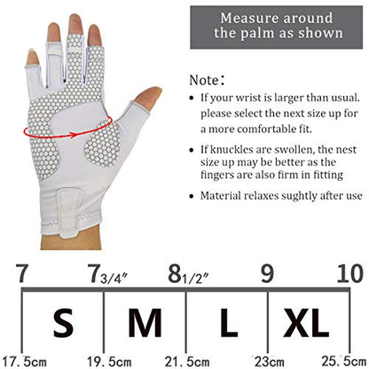 Drasry UV Protection Fishing Fingerless Gloves - Men & Women UPF 50+ SPF Gloves for Fishing, Kayak, Paddling, Hiking, Sailing, Rowing - color: Gray, size: Small